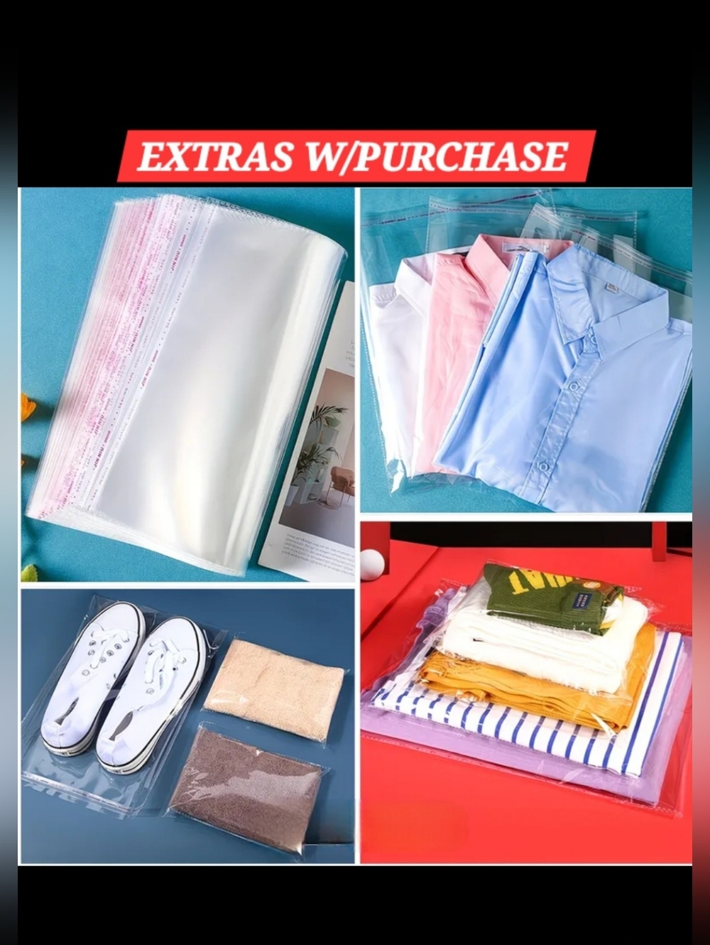 15ct. 10x14 Cellophane Clear Bag       ✨️PRICE FIRM✨️